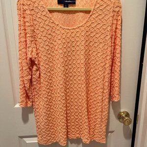 2 Piece denim 24/7 Set Size Medium 14/16 color peach